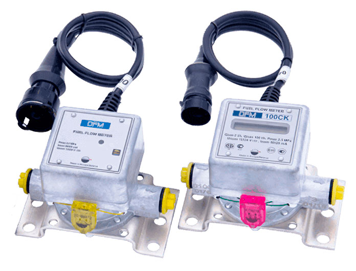 Fuel flow meters DFM with output interface
